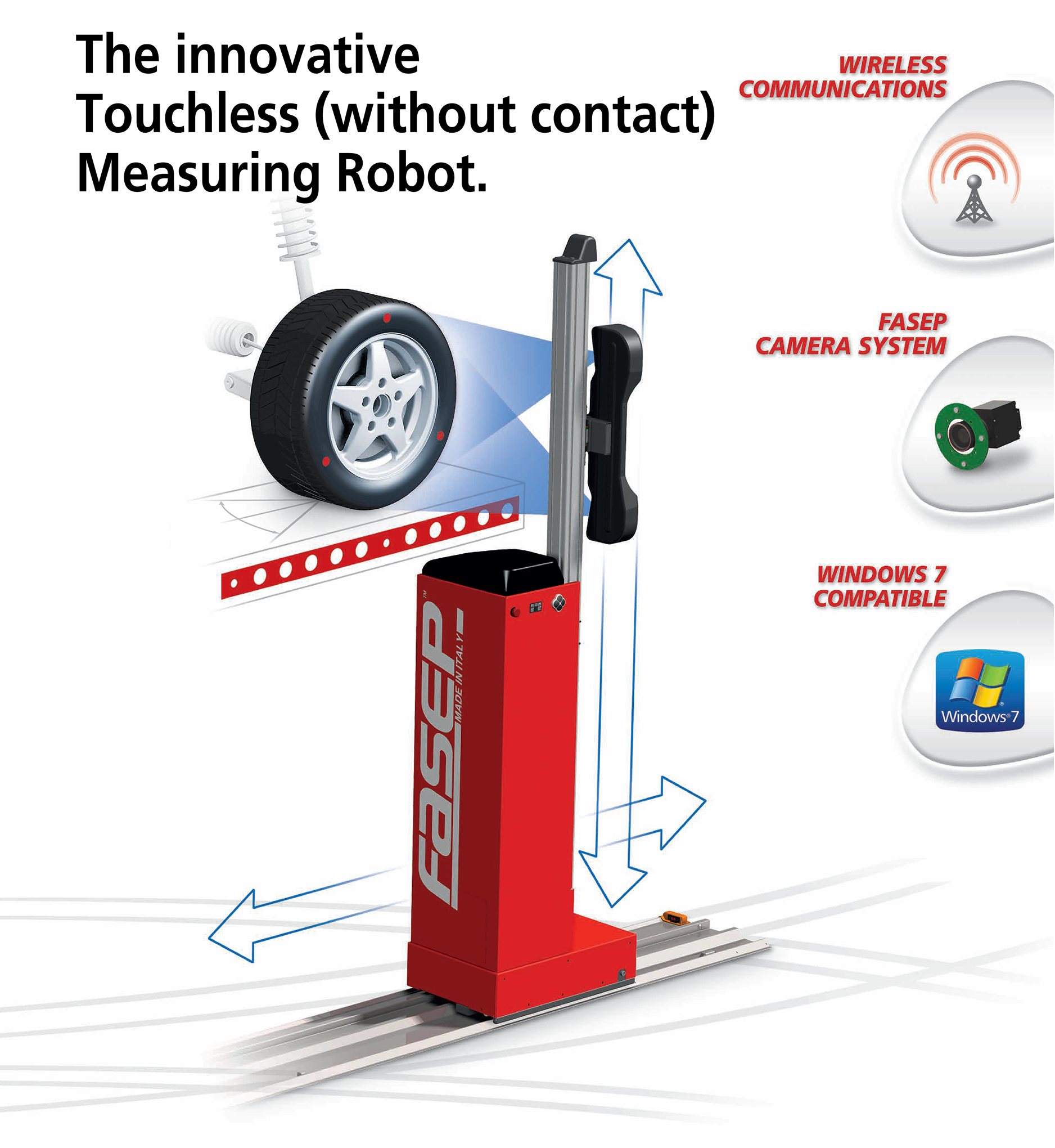 No-Contact Wheel Aligner